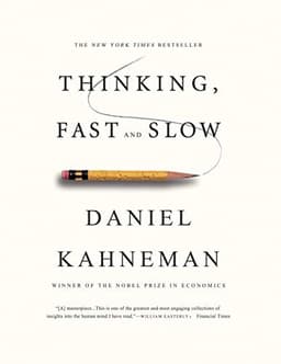 Thinking, Fast and Slow book cover